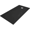 Mexen Stone+ Komposit-Duschwanne rechteckig 160 x 70 cm, schwarz - 44707016