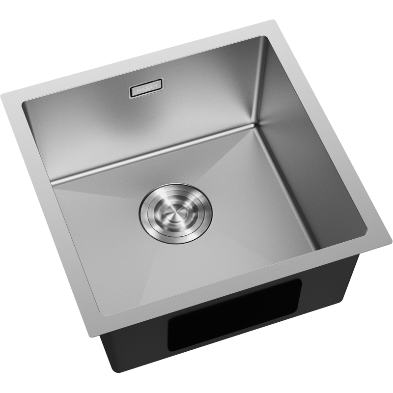 Mexen Trixo Edelstahlspüle 1-Becken 440 x 440 mm, Inox - 6413441000-01