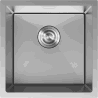 Mexen Trixo Edelstahlspüle 1-Becken 440 x 440 mm, Inox - 6413441000-01