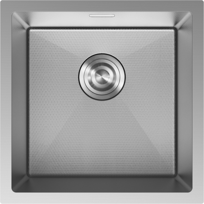 Mexen Trixo Edelstahlspüle 1-Becken 440 x 440 mm, Inox HC - 6413441000-01HC
