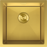 Mexen Trixo Edelstahlspüle 1-fach 440 x 440 mm, goldener HC - 6413441000-55HC