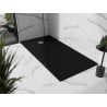 Mexen Stone+ rechteckige Duschwanne aus Verbundwerkstoff 180 x 70 cm, schwarz - 44707018