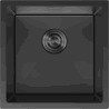 Mexen Trixo Edelstahlspüle 1-beckig 440 x 440 mm, schwarz - 6413441000-70