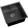 Mexen Trixo Edelstahlspüle 1-becken 440 x 440 mm, schwarz HC - 6413441000-70HC