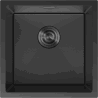 Mexen Trixo Edelstahlspüle 1-becken 440 x 440 mm, schwarz HC - 6413441000-70HC