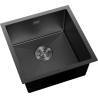Mexen Trixo Edelstahlspüle 1-becken 440 x 440 mm, schwarz HC - 6413441000-70HC