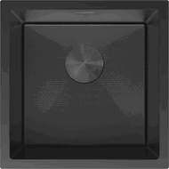 Mexen Trixo Edelstahlspüle 1-becken 440 x 440 mm, schwarz HC - 6413441000-70HC