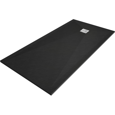 Mexen Stone+ rechteckige Duschwanne aus Verbundwerkstoff 180 x 70 cm, schwarz - 44707018