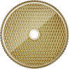 Mexen Aura Glas-Waschtischaufsatz 39 x 39 cm, gold - 24013952