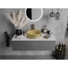 Mexen Aura Glas-Waschtischaufsatz 39 x 39 cm, gold - 24013952