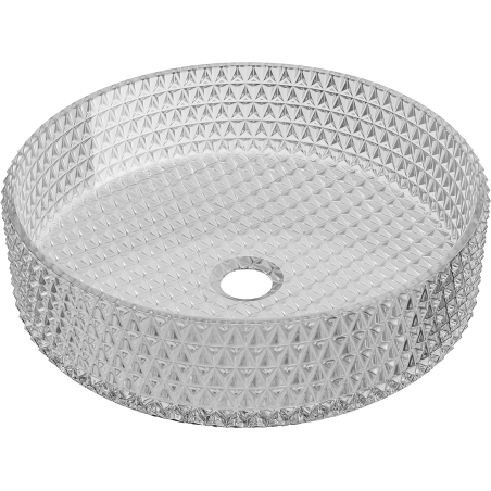Mexen Aura Glas-Aufsatzwaschbecken 39 x 39 cm, Grau - 24013966