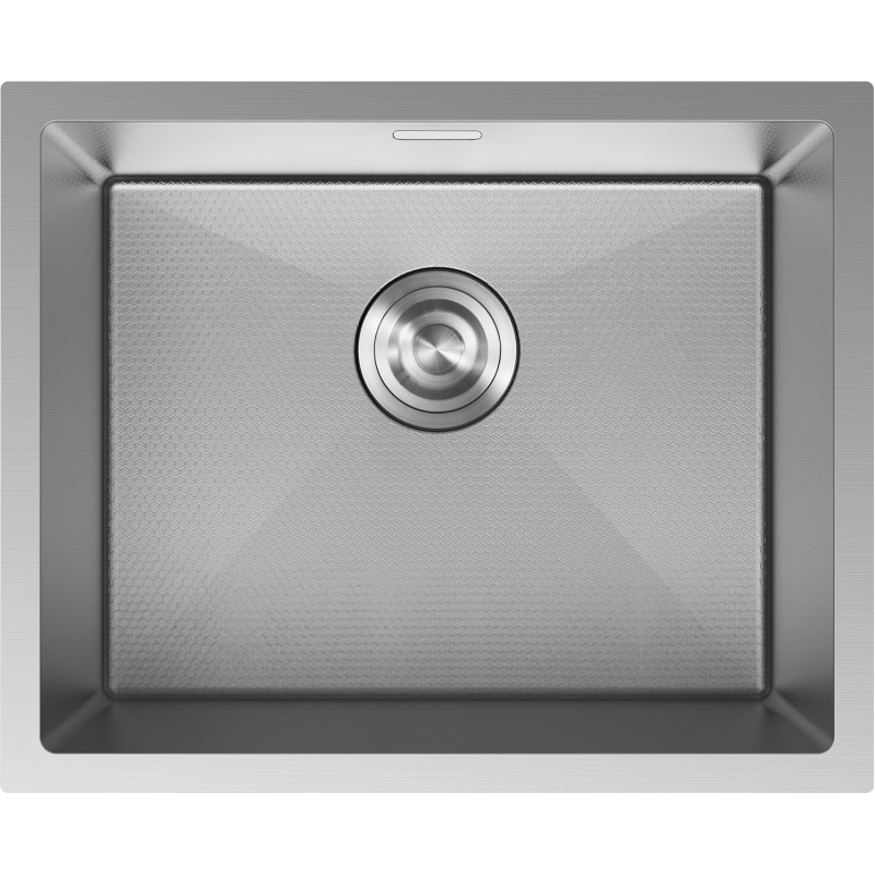 Mexen Trixo Edelstahlspüle, 1-beckig, 540 x 440 mm, Inox HC - 6414541000-01HC