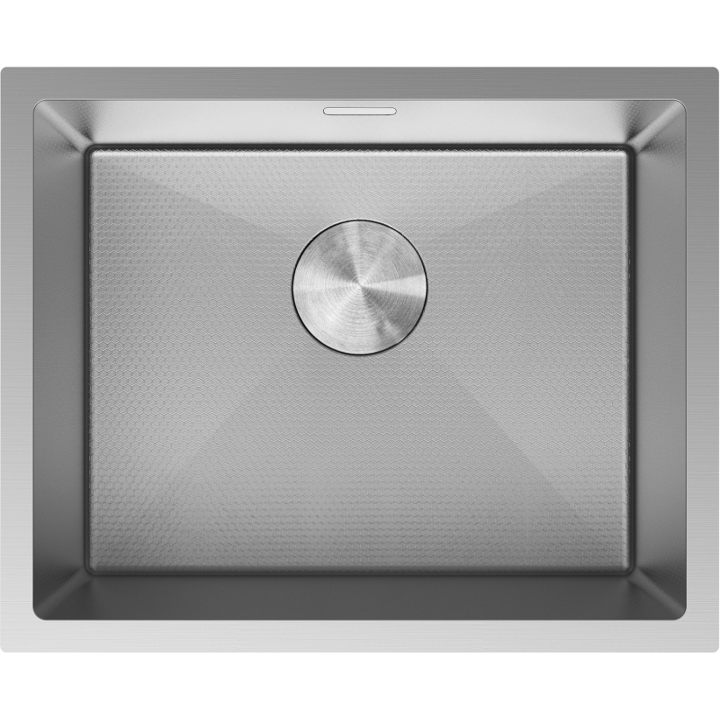 Mexen Trixo Edelstahlspüle, 1-beckig, 540 x 440 mm, Inox HC - 6414541000-01HC