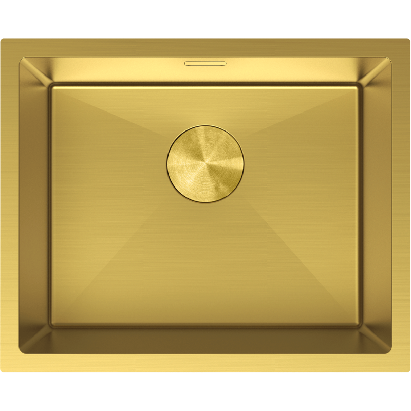 Mexen Trixo Edelstahlspüle 1-Becken 540 x 440 mm, gold - 6414541000-55