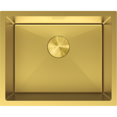 Mexen Trixo Edelstahlspüle 1-Becken 540 x 440 mm, gold - 6414541000-55