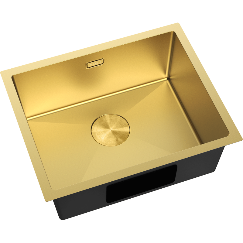 Mexen Trixo Edelstahlspüle 1-Becken 540 x 440 mm, gold - 6414541000-55