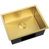 Mexen Trixo Edelstahlspüle 1-Becken 540 x 440 mm, gold - 6414541000-55