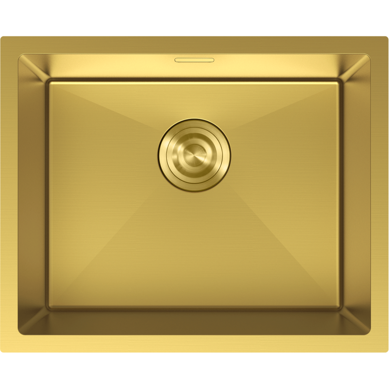 Mexen Trixo Edelstahlspüle 1-Becken 540 x 440 mm, gold - 6414541000-55