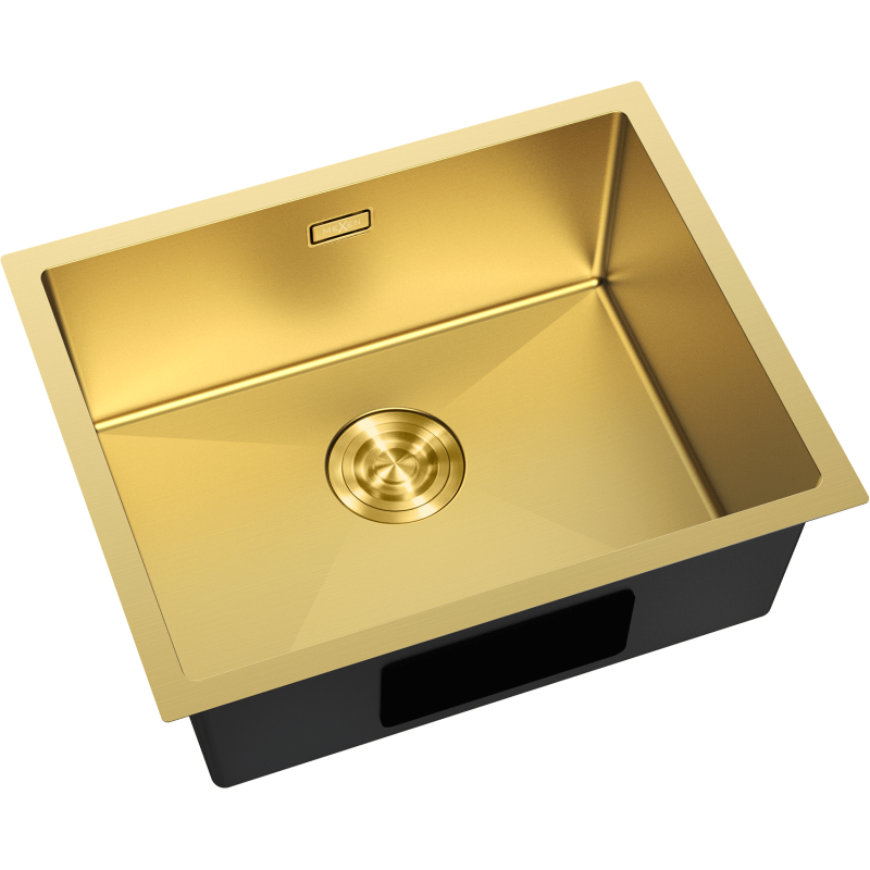 Mexen Trixo Edelstahlspüle 1-Becken 540 x 440 mm, gold - 6414541000-55