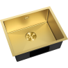 Mexen Trixo Edelstahlspüle 1-Becken 540 x 440 mm, gold - 6414541000-55