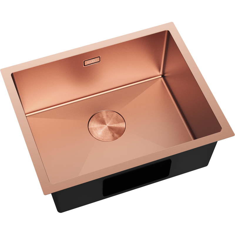 Mexen Trixo Edelstahlspüle 1-Becken 540 x 440 mm, Kupfer - 6414541000-65