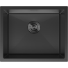 Mexen Trixo Edelstahlspüle 1-beckig 540 x 440 mm, schwarz - 6414541000-70
