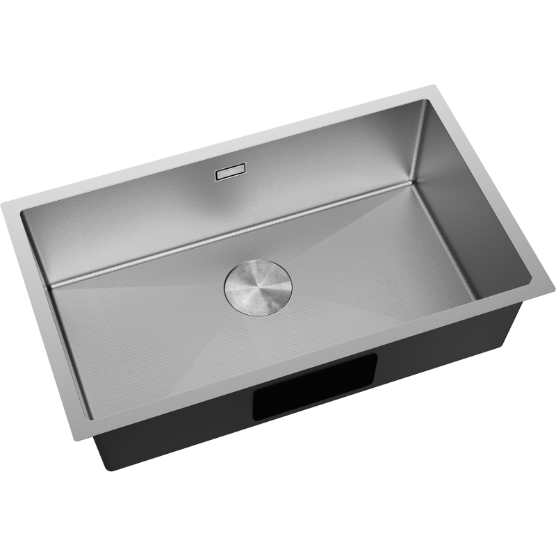 Mexen Trixo Edelstahl-Spüle 1-becken 750 x 440 mm, Inox HC - 6415751000-01HC
