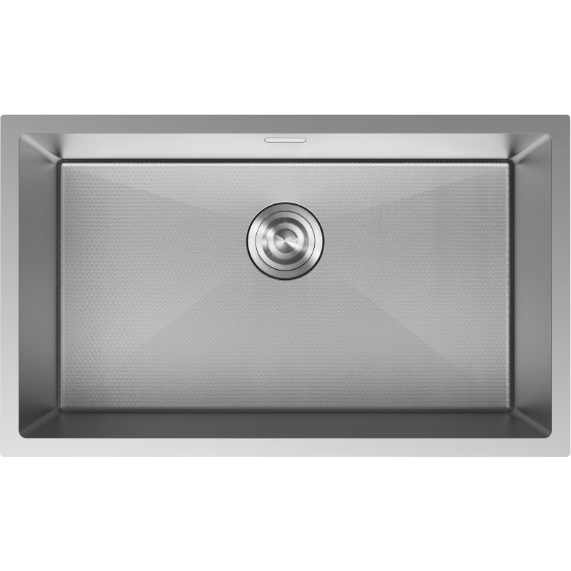 Mexen Trixo Edelstahl-Spüle 1-becken 750 x 440 mm, Inox HC - 6415751000-01HC