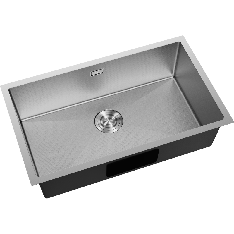 Mexen Trixo Edelstahl-Spüle 1-becken 750 x 440 mm, Inox HC - 6415751000-01HC