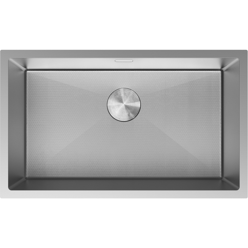 Mexen Trixo Edelstahl-Spüle 1-becken 750 x 440 mm, Inox HC - 6415751000-01HC