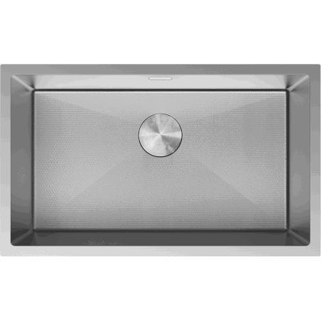 Mexen Trixo Edelstahl-Spüle 1-becken 750 x 440 mm, Inox HC - 6415751000-01HC