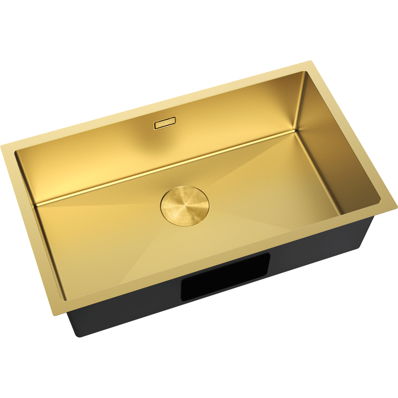 Mexen Trixo Edelstahlspüle 1-Becken 750 x 440 mm, gold - 6415751000-55