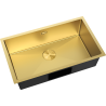 Mexen Trixo Edelstahlspüle 1-Becken 750 x 440 mm, gold - 6415751000-55