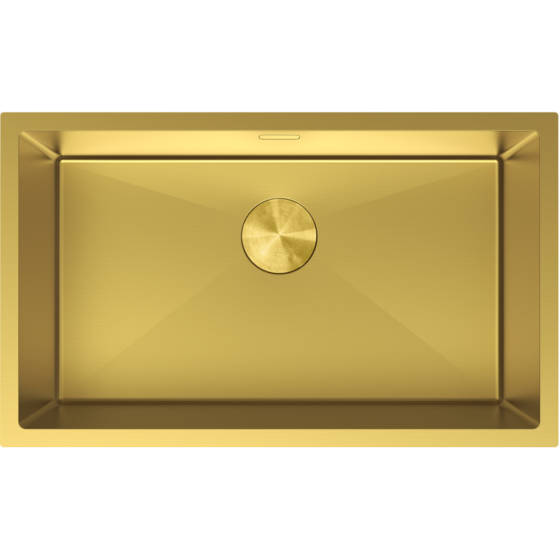 Mexen Trixo Edelstahlspüle 1-Becken 750 x 440 mm, gold - 6415751000-55