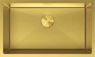 Mexen Trixo Edelstahlspüle 1-Becken 750 x 440 mm, gold - 6415751000-55