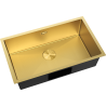 Mexen Trixo Einbauspüle aus Stahl, 1-beckig, 750 x 440 mm, gold HC - 6415751000-55HC