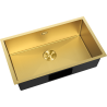 Mexen Trixo Einbauspüle aus Stahl, 1-beckig, 750 x 440 mm, gold HC - 6415751000-55HC