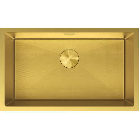 Mexen Trixo Einbauspüle aus Stahl, 1-beckig, 750 x 440 mm, gold HC - 6415751000-55HC