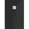 Mexen Stone+ rechteckige Komposit-Duschwanne 100 x 80 cm, schwarz - 44708010