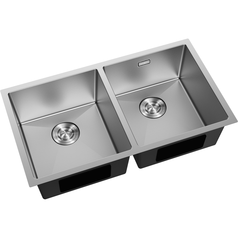 Mexen Binox Edelstahlspüle 2-Kammer 800 x 450 mm, Inox - 6421802000-01