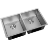 Mexen Binox Edelstahlspüle 2-Kammer 800 x 450 mm, Inox - 6421802000-01
