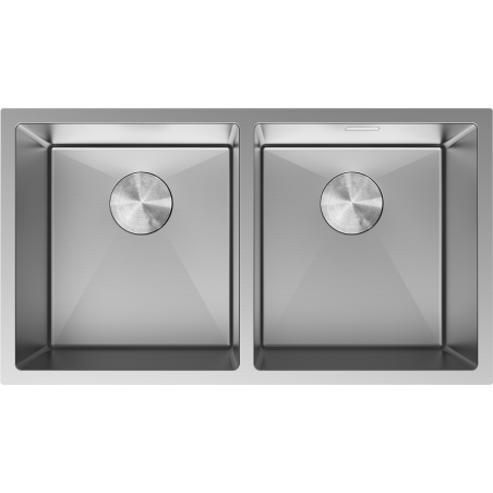 Mexen Binox Edelstahlspüle 2-Kammer 800 x 450 mm, Inox - 6421802000-01
