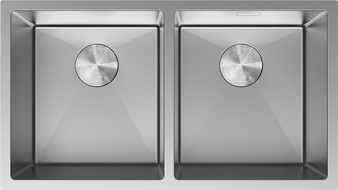 Mexen Binox Edelstahlspüle 2-Kammer 800 x 450 mm, Inox - 6421802000-01
