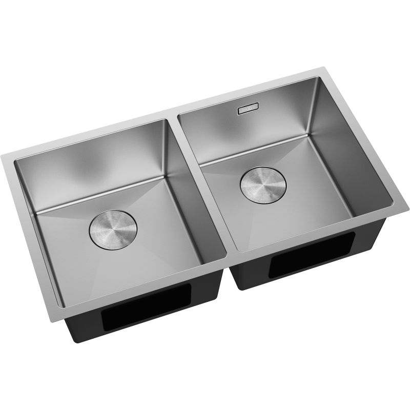 Mexen Binox Edelstahlspüle 2-Kammer 800 x 450 mm, Inox - 6421802000-01