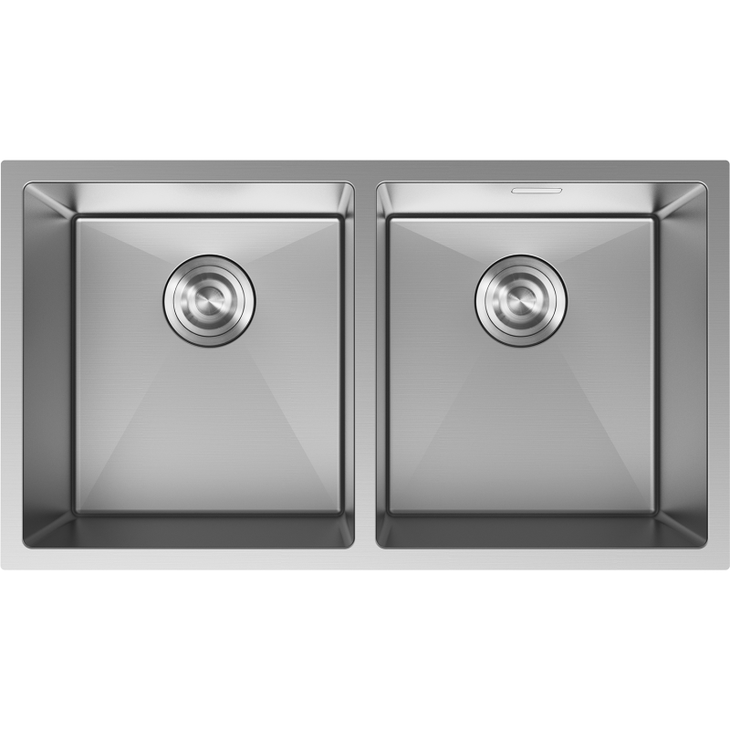 Mexen Binox Edelstahlspüle 2-Kammer 800 x 450 mm, Inox - 6421802000-01