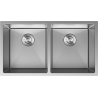 Mexen Binox Edelstahlspüle 2-Kammer 800 x 450 mm, Inox - 6421802000-01