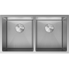 Mexen Binox Edelstahlspüle, 2-Becken, 800 x 450 mm, Inox HC - 6421802000-01HC