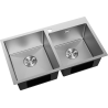 Mexen Xorin Edelstahlspüle 2-Becken 780 x 450 mm, inox - 6441782000-01