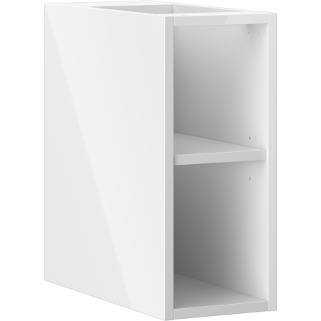 Mexen Box-A offene Schrank mit Regal 20 cm, weißer Glanz - 91AX2-0200-470-0-00