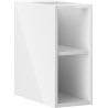 Mexen Box-A offene Schrank mit Regal 20 cm, weißer Glanz - 91AX2-0200-470-0-00